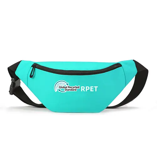 Sustainable RPET Waist Bag with Adjustable Strap and Eco-Friendly Design